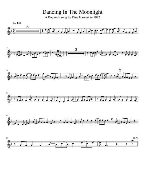 Trumpet Solo-Dancing In The Moonlight