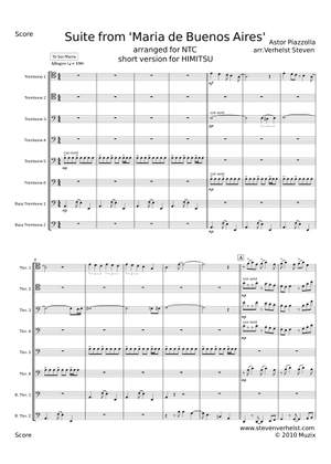 Yo soy Maria - Astor Piazzolla Sheet Music for Flute (Woodwind