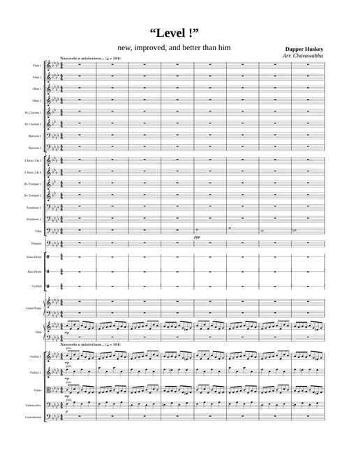 “Level !” But it’s Actually a Soundtrack – Orch. Arr.