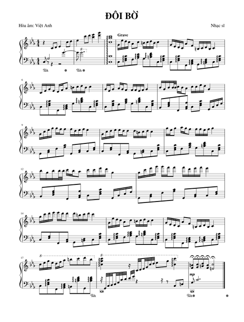 ДВА БЕРЕГА (arranged by Viet Anh)