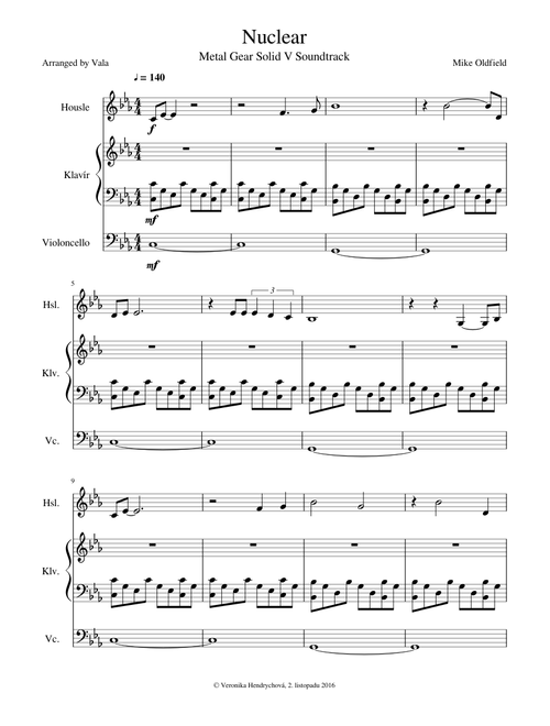 Mike Oldfield – Nuclear (C minor)