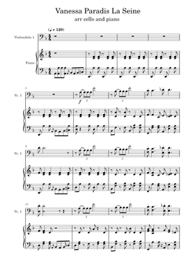 Free Vanessa Paradis sheet music | Download PDF or print on