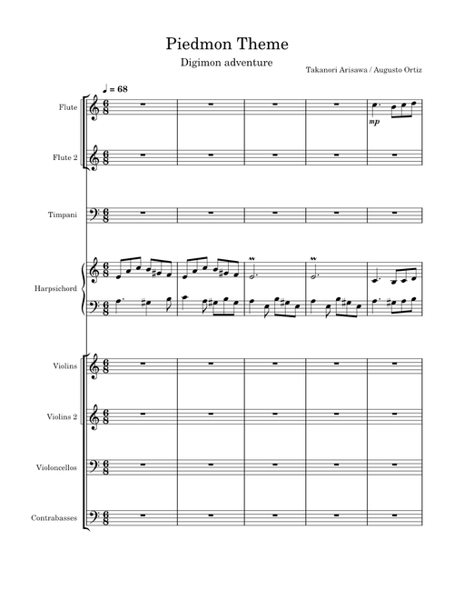 Piedmon theme – Takanori Arisawa / Augusto Ortiz.