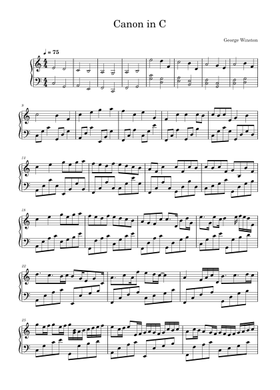 Free George Winston sheet music | Download PDF or print on