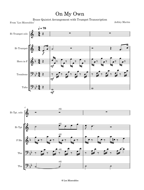 On My Own – Les Misérables