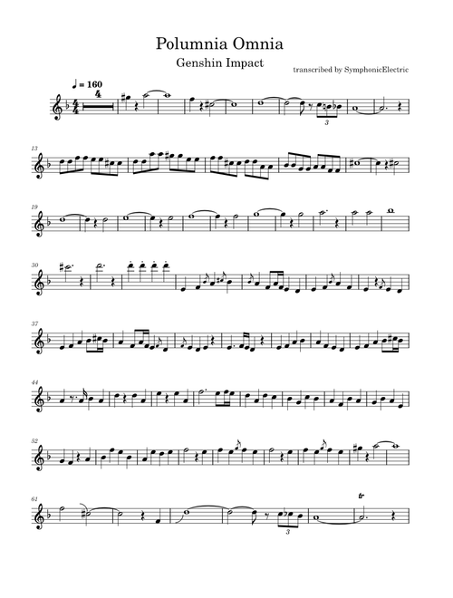 Scaramouche Boss Theme: Polumnia Omnia - Yu-Peng Chen