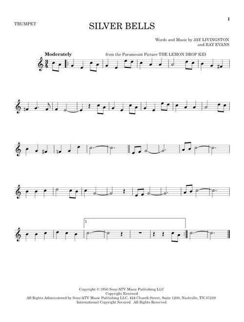 Silver Bells - Jay Livingston & Ray Evans, Ray Evans, Jay Livingston (Trumpet Solo)