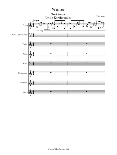 Winter – Tori Amos Winter