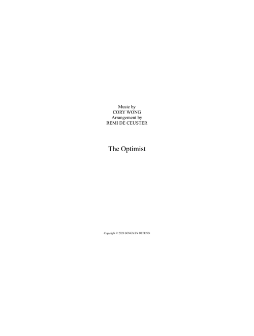 The Optimist (Arr. Remi De Ceuster) - Cory Wong (Jazz Ensemble)