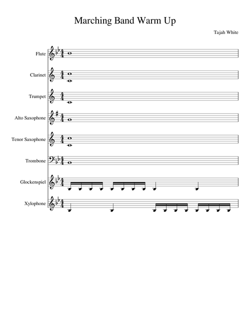 Marching Band Warm Up