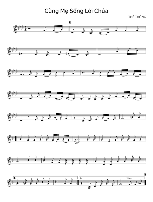 Cùng Mẹ Sống Lời Chúa - THẾ THÔNG