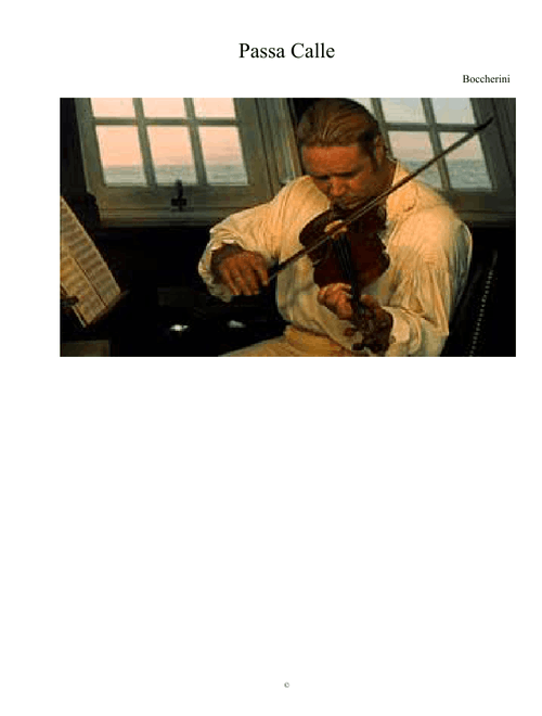 Passe Calle (Master and Commander)