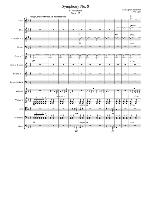 Symphony No. 9 1st Movement