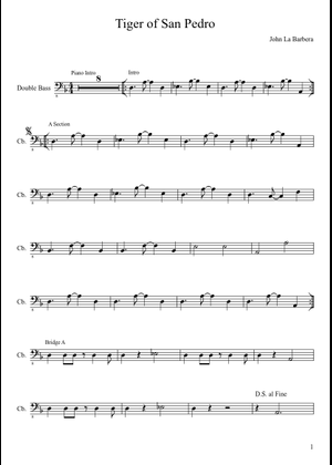 ビッグバンド譜面：Tiger of San Pedro Tiger of San Pedro Jazz Sheet Music | J.W. Pepper