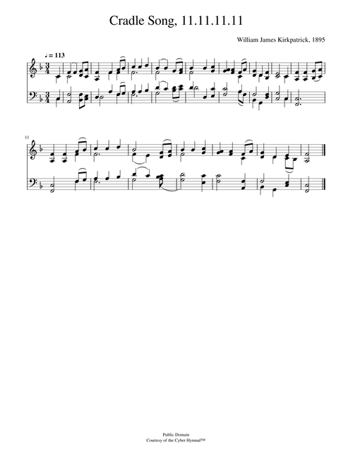 Away in a manger - William J. Kirkpatrick
