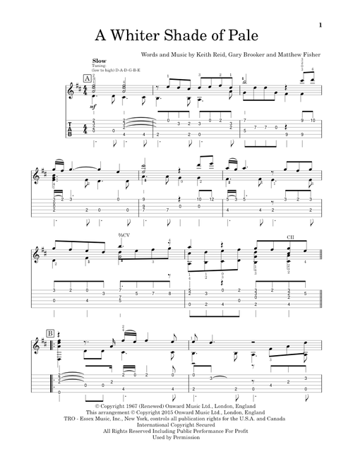A Whiter Shade Of Pale - Procol Harum, John Hill (Solo Guitar)