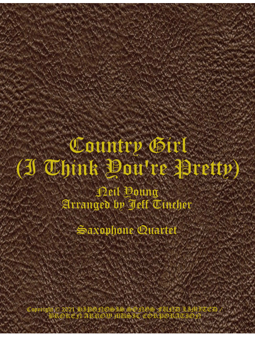 Country Girl I Think You're Pretty (Arr. Jeff Tincher) - Neil Young (Woodwind Ensemble)