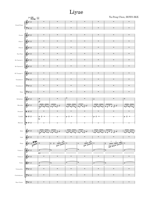 Liyue OST – Yu-Peng Chen , HOYO-MiX