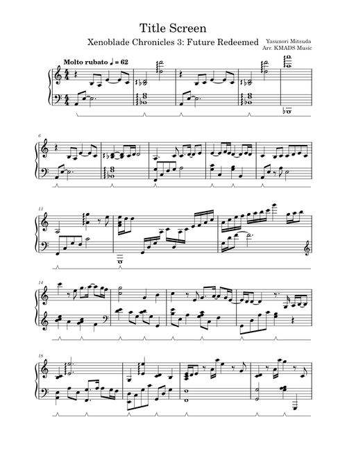 Title Screen (Xenoblade Chronicles 3: Future Redeemed) – Yasunori Mitsuda