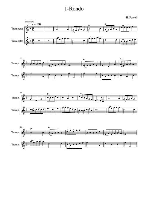 Rondo – Henry Purcell