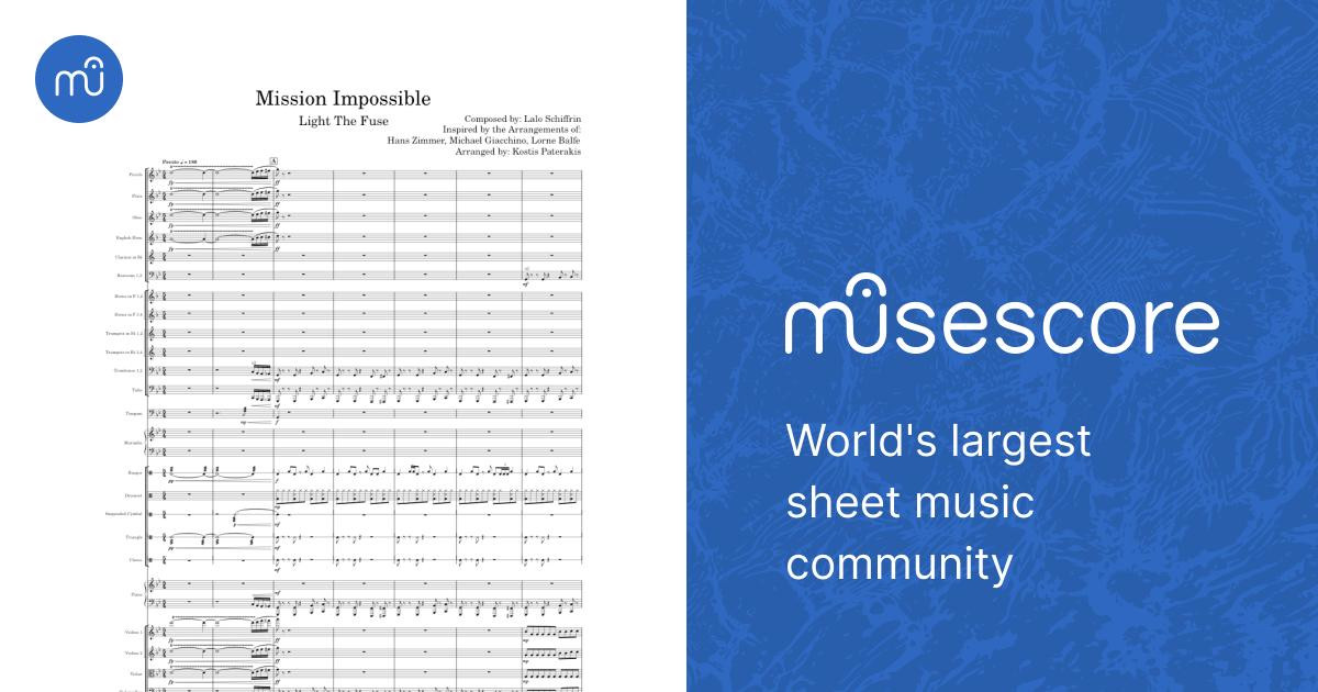 mission impossible score pdf
