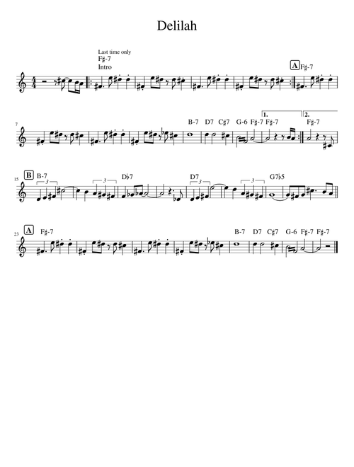 Delilah Flute