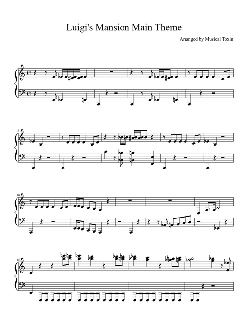 Luigi's Mansion Main Theme