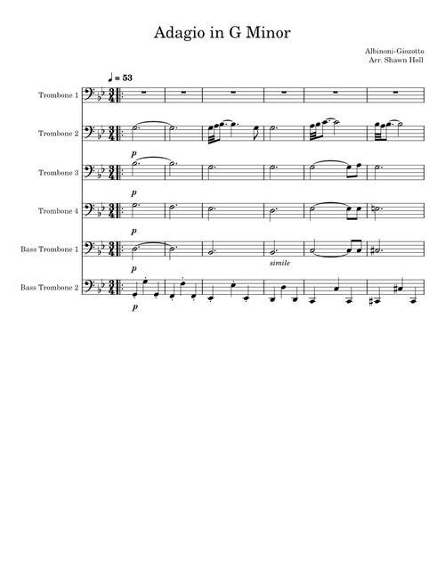 Adagio in G Minor