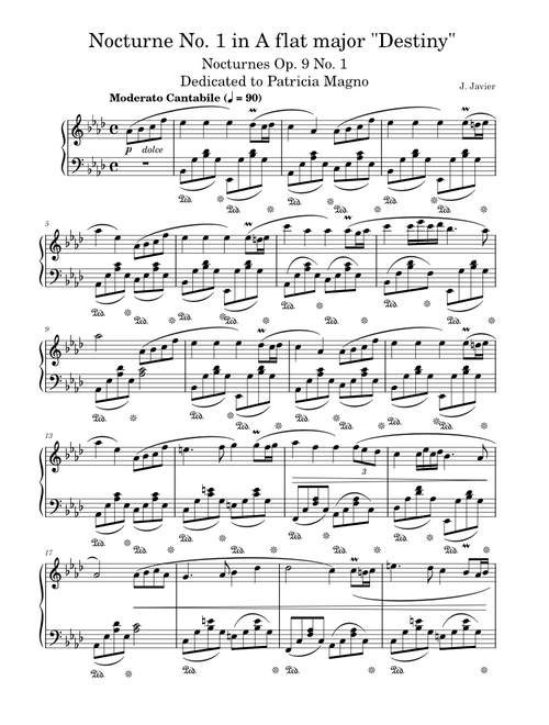Nocturne Op. 9 No. 1 in A flat major "Destiny"