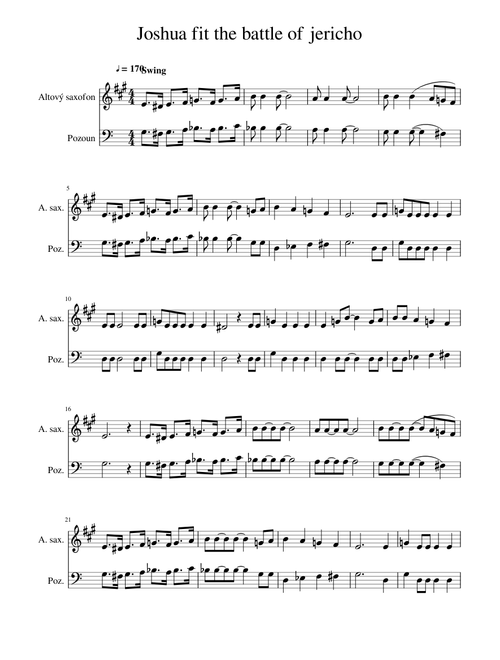 Joshua fit the battle of jericho – Misc Praise Songs Joshua fit the battle of jericho