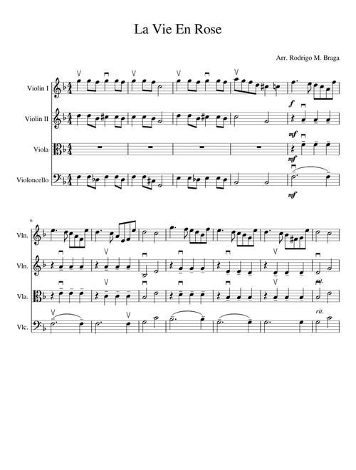 La Vie En Rose String Quartet