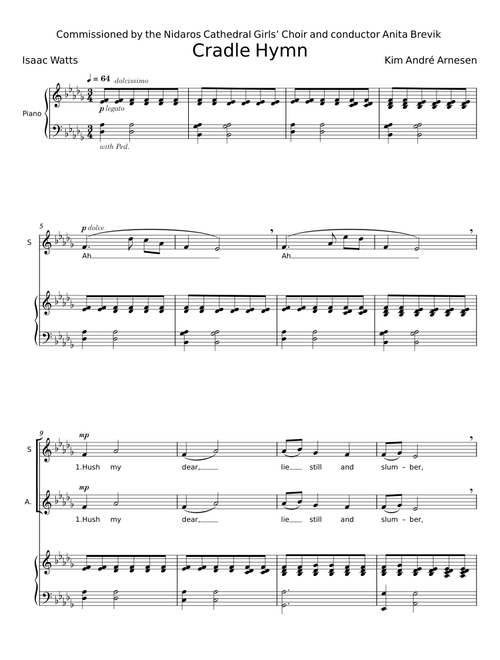 Cradle Hymn - Isaac Watts