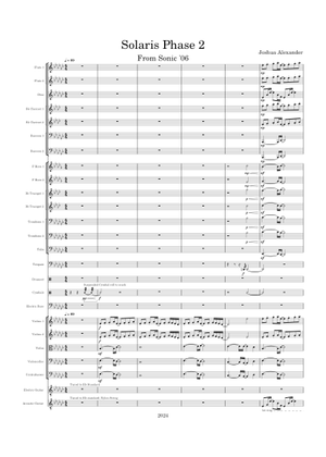 Solaris Phase 2 - 0retro0 vers. Sheet Music for Soprano, Tuba