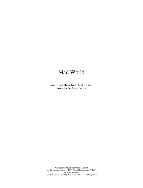 Mad World (Arr. Marc Jordan) - Adam Lambert (French Horn and Piano)