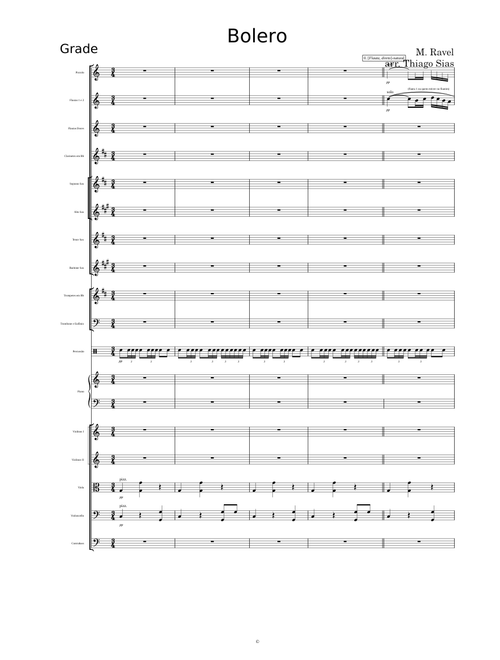 Bolero – Maurice Ravel Bolero