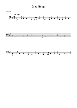 May Song Sheet Music for Violin (Solo) | MuseScore.com