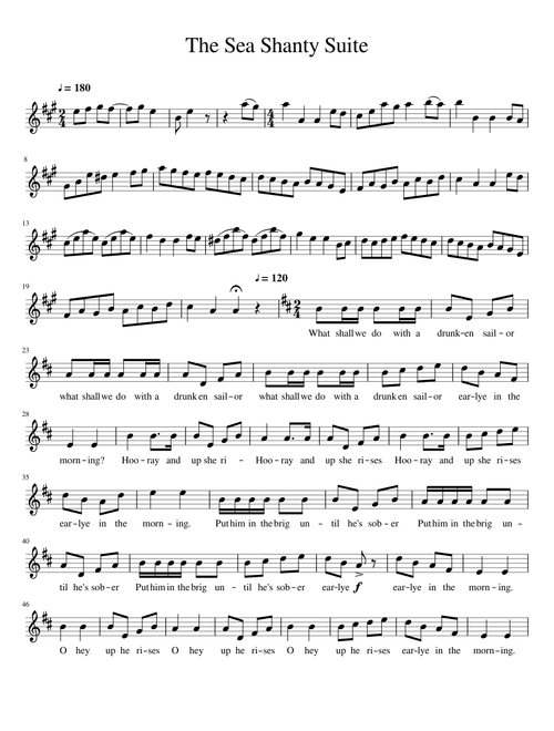 The Sea Shanty Suite