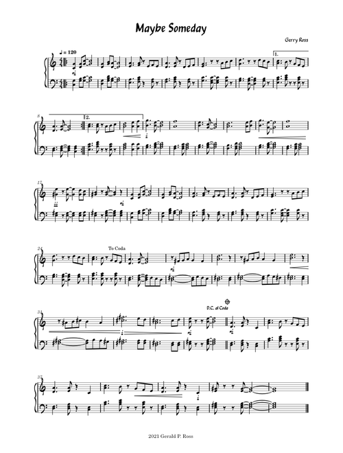Maybe Someday (Piano Version)