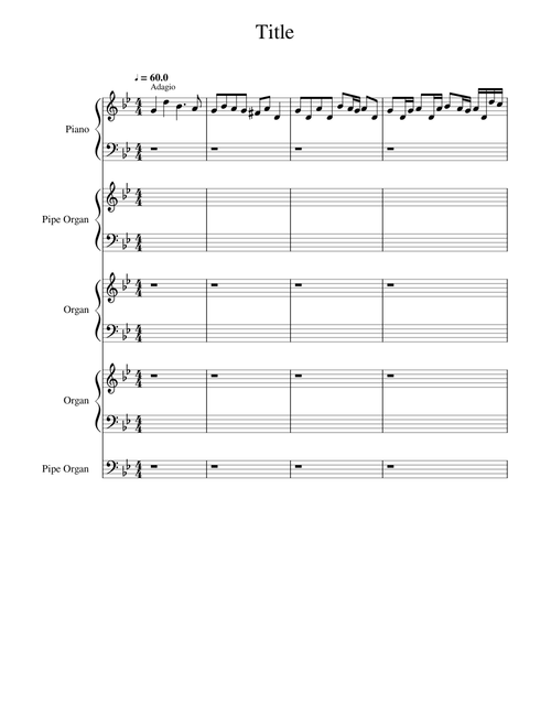 Little Fugue in G Minor - JS Bach organ