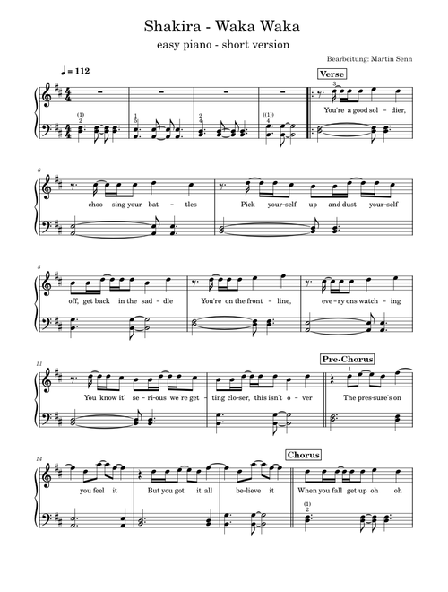 Waka Waka (porque esto es Africa) – Shakira