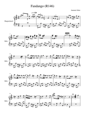 Free Antonio Soler sheet music | Download PDF or print on 