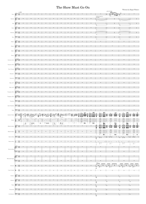 The Show Must Go On - Pink Floyd Sheet Music with Chords for Piano