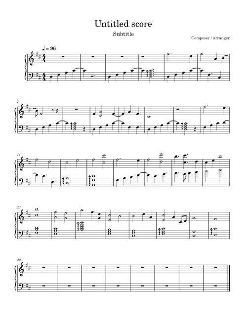 att14 sheet music arranged by enavpham