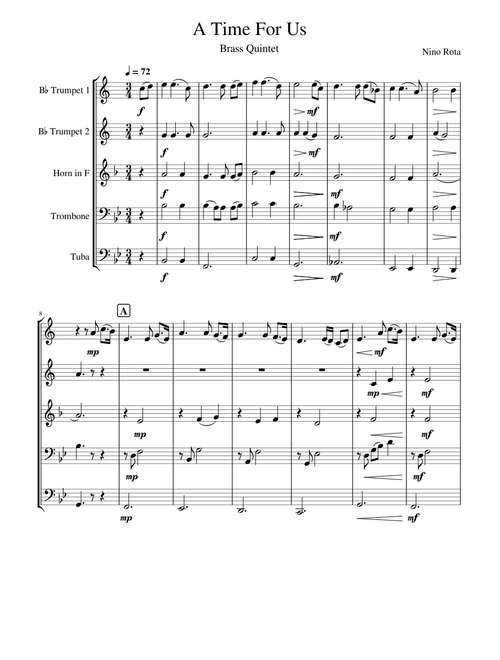 A Time For Us (Love Theme) – Nino Rota