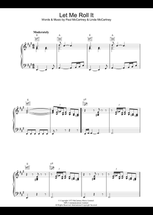 Play Official version of Let me roll it Sheet Music by Paul