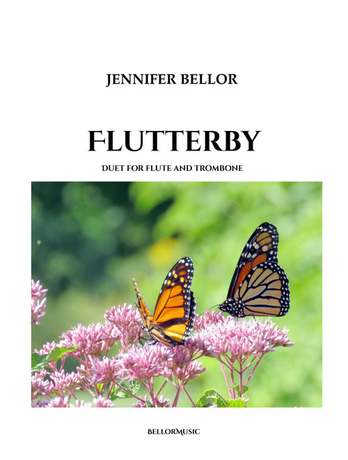 Flutterby - Duet for Flute and Trombone - Jennifer Bellor (Instrumental Duet)