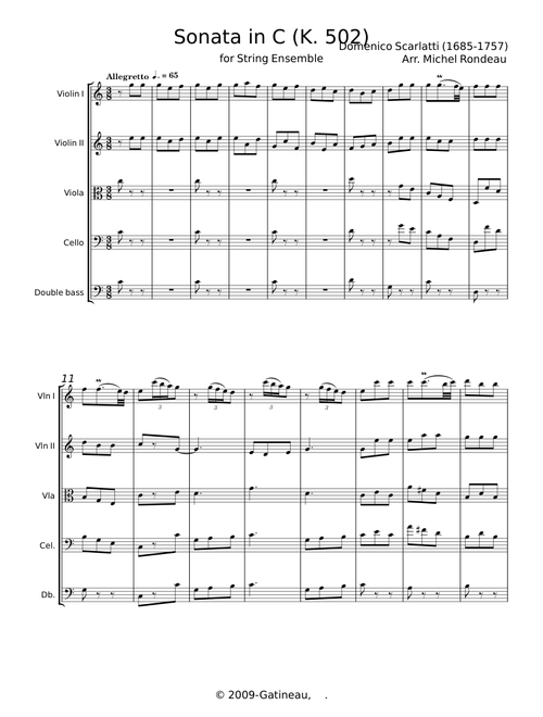 Sonata in C K 159 - Domenico Scarlatti