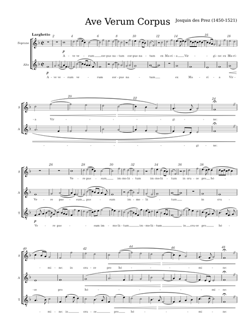 Ave Verum - Josquin des Prez