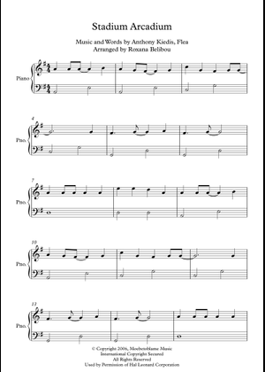 Stadium arcadium - Red Hot Chili Peppers Sheet Music and Tab for