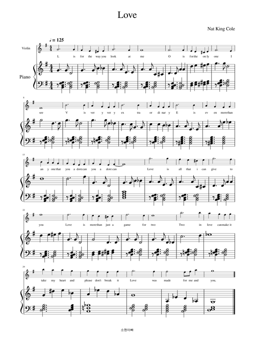 Love - Nat King Cole